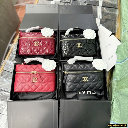 Túi Chanel Caviar Quilted Vanity Case Size 19 Fullbox