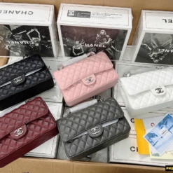 Túi Chanel Lambskin Light Gold Hardware Size 25 Fullbox
