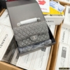 Túi Chanel Quilted Caviar Classic Single Flap Xám