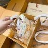Túi Cốp Louis Vuitton LV Màu Trắng Họa Tiết