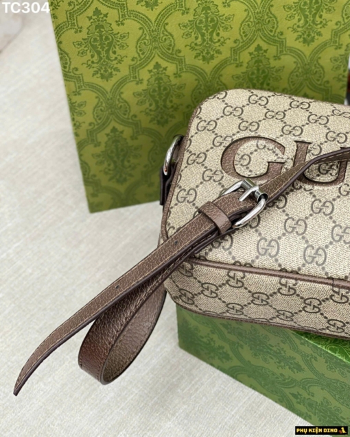 Túi Đeo Chéo Gucci GG Brown