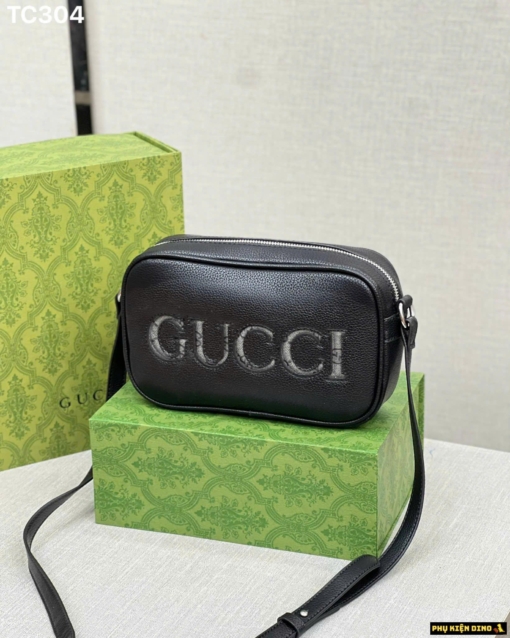 Túi Đeo Chéo Gucci GG Mini Shoulder Bag Black Size 23