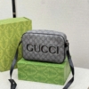 Túi Đeo Chéo Gucci GG Mini Shoulder Bag Xám Nhạt