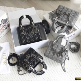 Túi Dior Lady Black Grey Size 17 Size 20 Fullbox Like Auth Túi Dior Lady Black Grey Size 17 Size 20 Fullbox Like Auth
