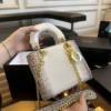 Túi Dior Lady Mini Himalaya Crocodile Niloticus Size 20 13 Túi Dior Lady Dior Bạch Tạng Size 20
