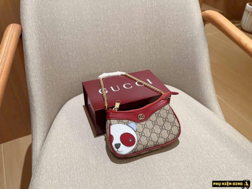 Túi Gucci Panda Red White Brwon