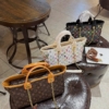 Túi Louis Vuitton LV Tote Cỡ Lớn 3 Màu Nâu Trắng Đen