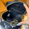 Túi Nữ Louis Vuitton Vanity PM Black Cream M45780 15 Túi LV Cốp Màu Đen Họa Tiết Kem