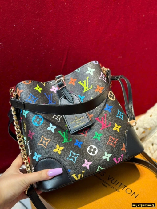Bên Trong Túi LV Louis Vuitton Leather Monogram Black Fullbox