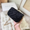Mặt sau Túi Gucci Marmont Black Velvet Đen Nhung