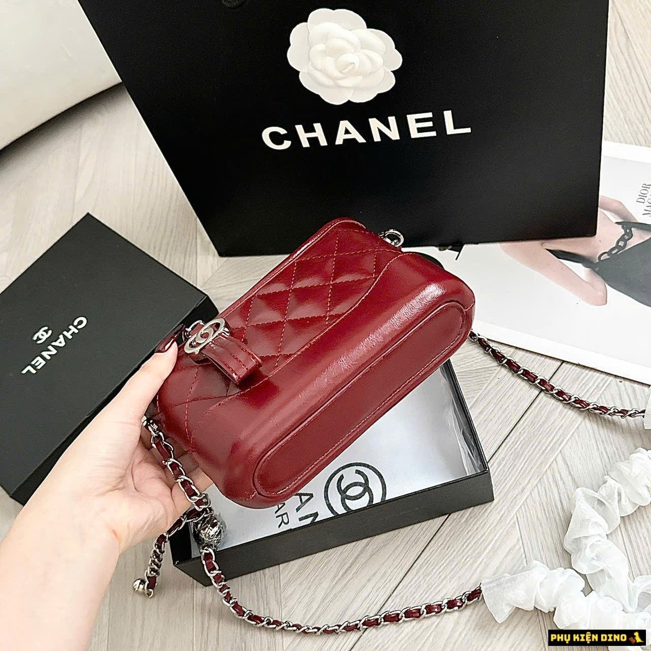Túi Chanel Gabrielle Hobo Bag Fullbox 5 Túi Chanel Gabrielle Đỏ Đô