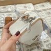 Túi Đeo Chéo MLB Mini Monogram Jacquard Cream Brown
