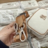 Túi Đeo Chéo MLB Monogram Jacquard Màu Kem