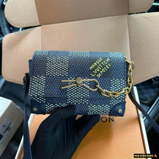 Túi Đeo Chéo Nam Louis Vuitton LV Monogram Blue