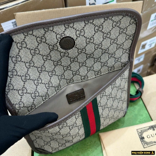 Túi Đeo Chéo Vai GG Gucci Ophidia Small Màu Nâu