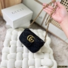 Túi Gucci Marmont Black Velvet Bag Size 18 Đen Nhung