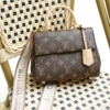 Túi Louis Vuitton Cluny Màu Nâu Size 20 Fullbox