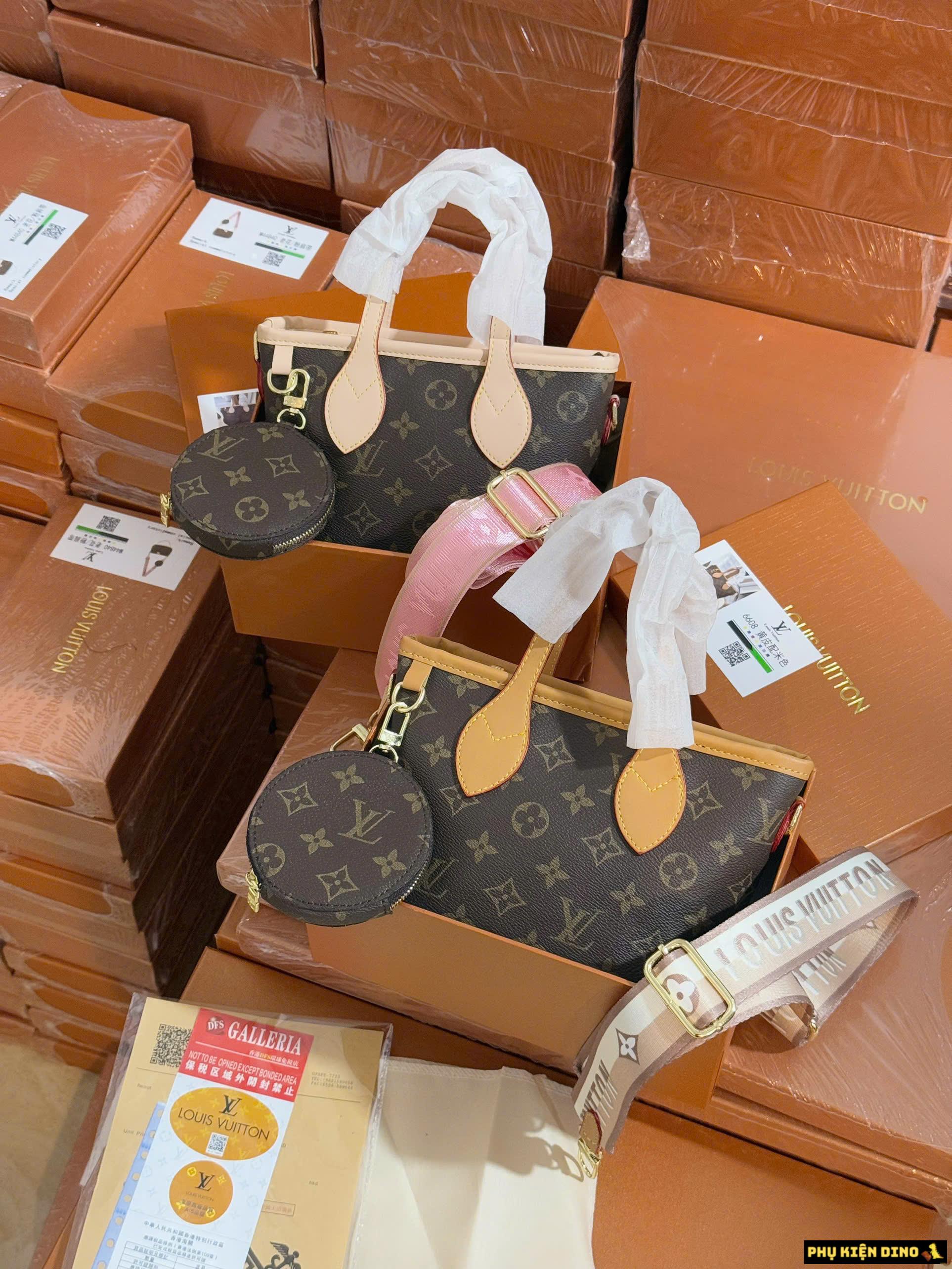Túi Louis Vuitton LV Neverfull Nâu Nhạt Fullbox Túi Louis Vuitton LV Neverfull Nâu Nhạt Fullbox