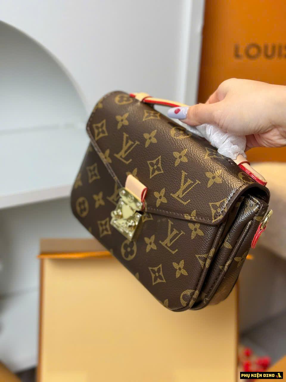 Túi Nữ Louis Vuitton LV Pochette Metis Màu Nâu Túi Nữ Louis Vuitton LV Pochette Metis Màu Nâu