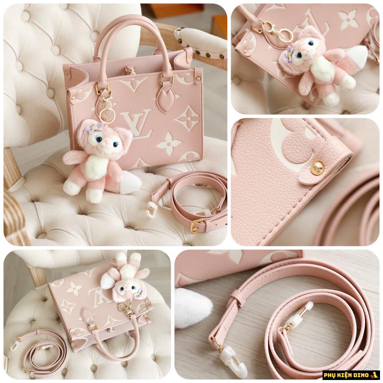 Túi Tote Nữ Louis Vuitton LV Pink White Fullbox