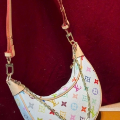 Túi Xách Nữ Louis Vuitton LV Loop Monogram White