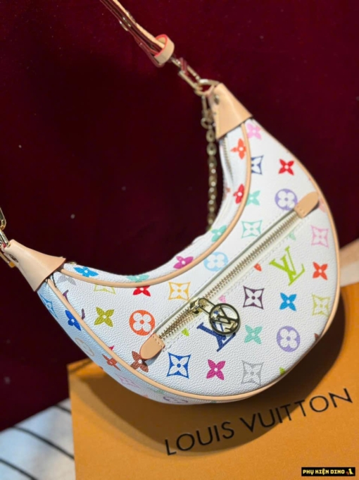 Túi Xách Nữ Louis Vuitton LV Loop Monogram White Fullbox