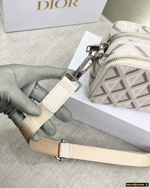Túi Dior Messenger Diamond White Cream