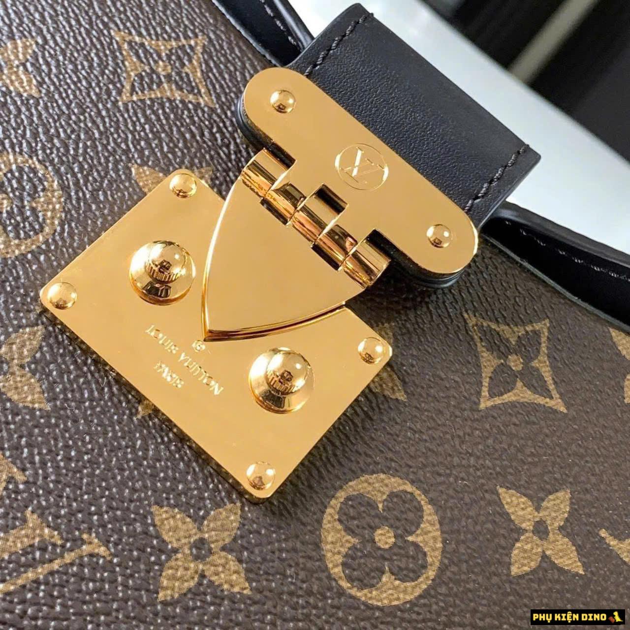 Túi Đeo Vai Nữ Louis Vuitton LV Twinny Black Brown Túi Đeo Vai Nữ Louis Vuitton LV Twinny Black Brown