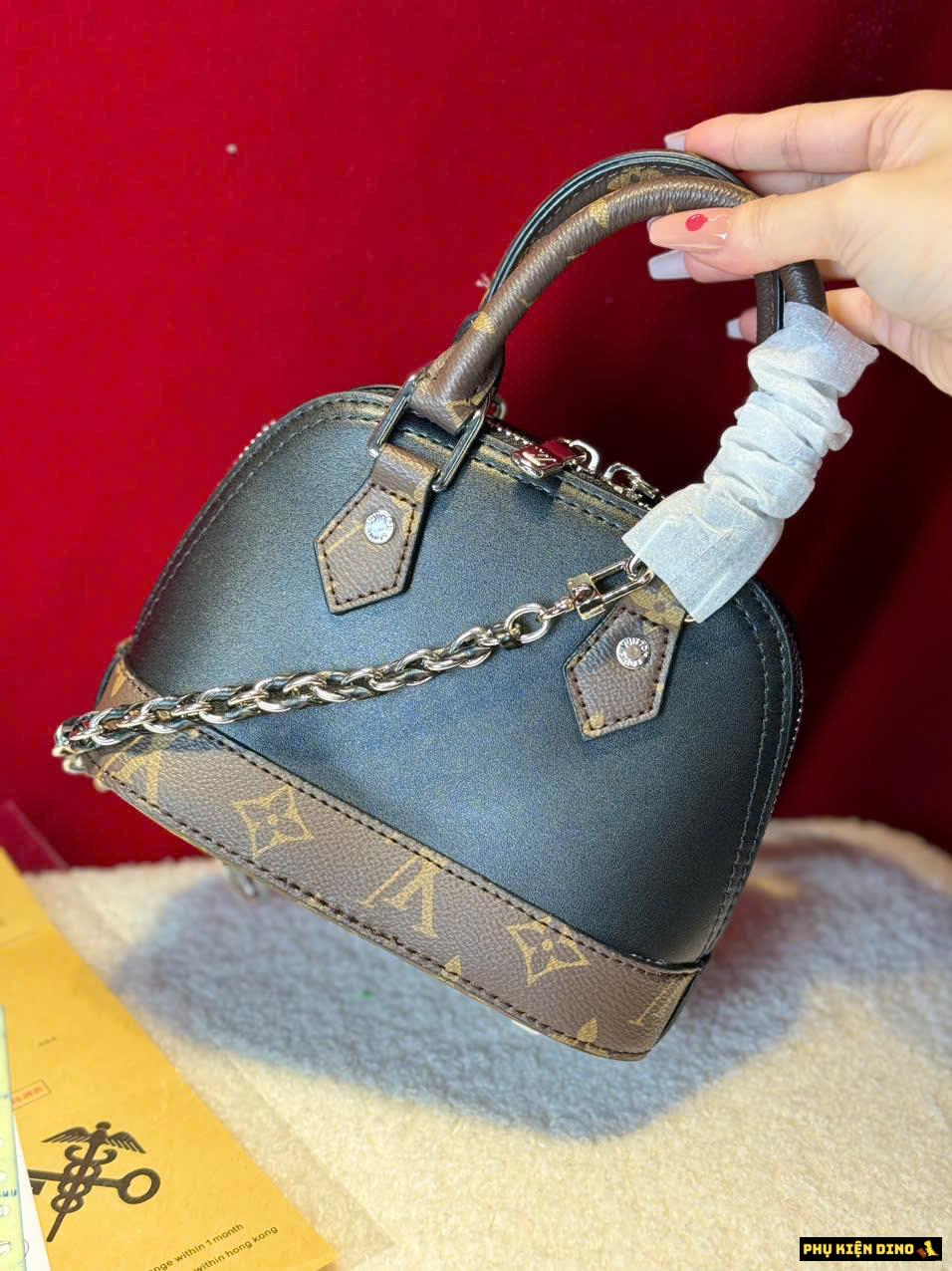 Túi Louis Vuitton LV Hến Alma BB Monogram Black Túi Louis Vuitton LV Hến Alma BB Monogram Black