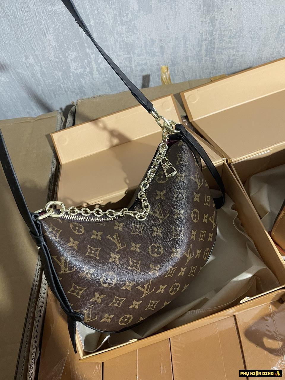 Túi Louis Vuitton LV Monogram Canvas Brown Black Túi Louis Vuitton LV Monogram Canvas Brown Black