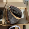 Túi Louis Vuitton Monogram Black Brown Gold Fullbox 15 Túi Louis Vuitton Monogram Nâu Quai Nâu