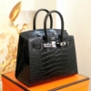 Túi Xách Nữ Hermes Birkin Black Size 25 Fullbox