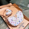 Túi Xách Nữ Louis Vuitton LV Bean Trắng Họa Tiết