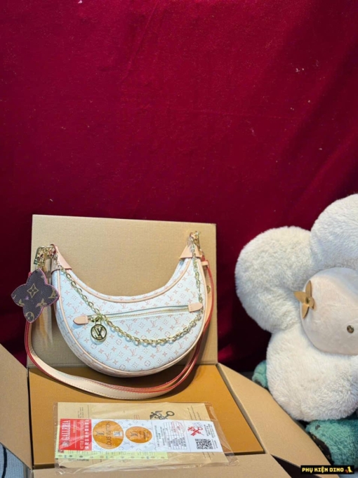 Túi Xách Nữ LV Louis Vuitton Monogram White Pink Fullbox