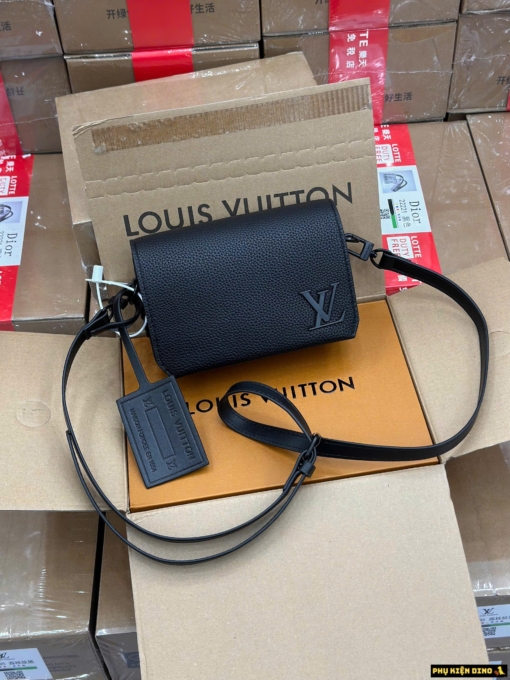 Túi Đeo Chéo Louis Vuitton LV Aero Mini Soft Trunk Full Đen