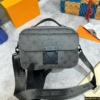 Túi Đeo Chéo Nam Louis Vuitton LV S Lock Messenger Gray