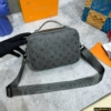 Túi Đeo Chéo Nam Louis Vuitton LV S Lock Messenger Gray Fullbox 16 Túi Louis Vuitton S Lock Màu Xám