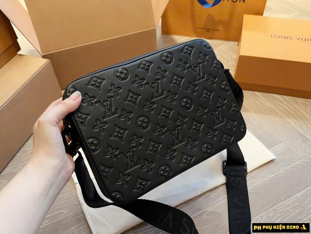 Túi Louis Vuitton LV Trio Messenger Black Fullbox 6 Túi Louis Vuitton LV Trio Đen Chìm