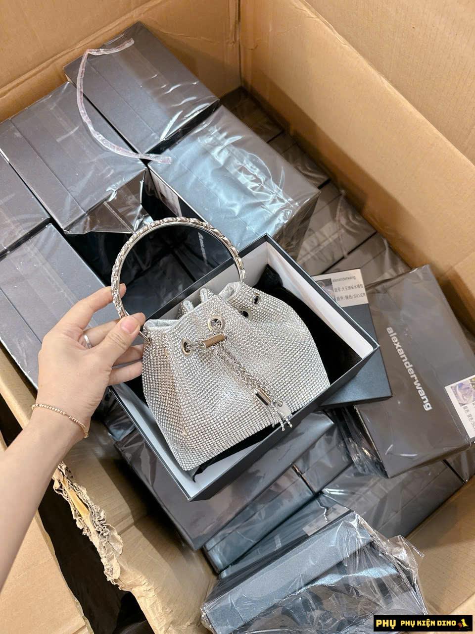 Túi Xách Nữ Đính Đá Cao Cấp Alexander Wang 1 Túi Xách Nữ Đính Đá Cao Cấp Alexander Wang