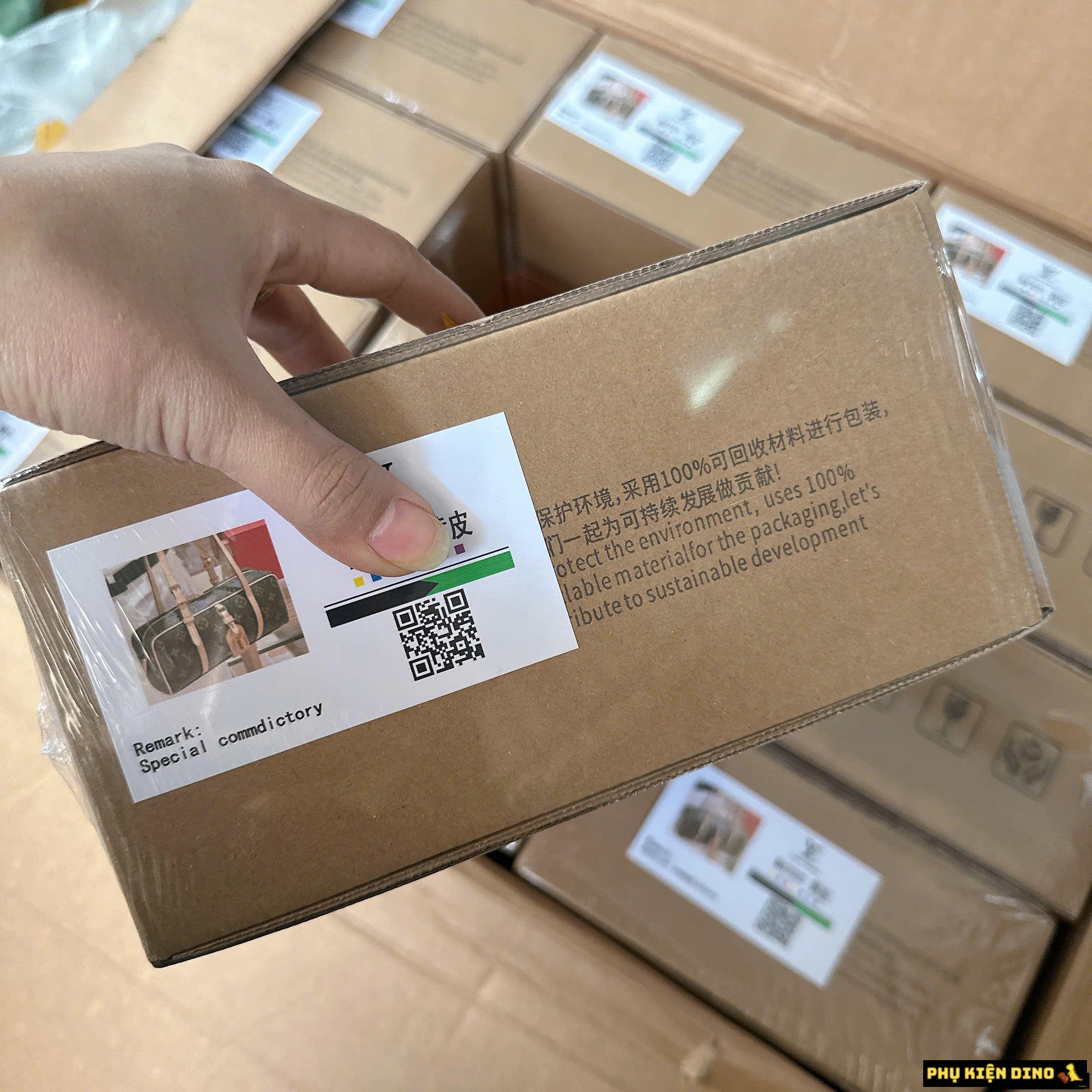 Túi Louis Vuitton LV Hang On Brown M47031 8 Fullbox Túi Louis Vuitton LV Hang On Brown