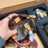 Túi Louis Vuitton LV Nano Speedy Handbag Brown Size 17 Fullbox 9 Set Túi LV Nano Speedy 17 Kèm Ví Và Phụ Kiện Full Hộp