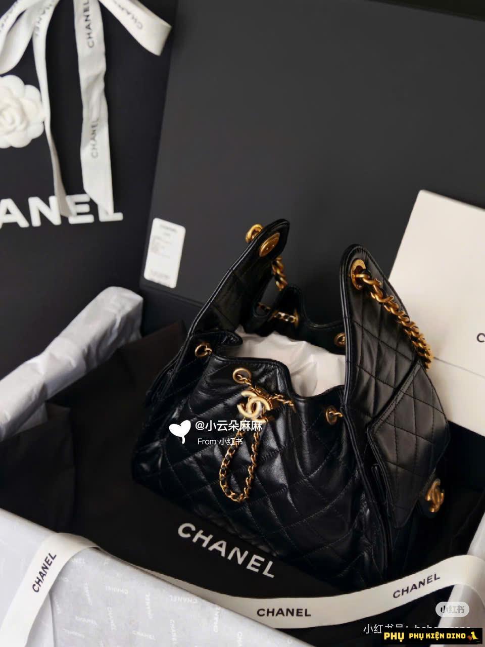Túi Chanel Small Hobo Bag Black Caviar Antique Gold Dây Rút Đẹp Túi Chanel Small Hobo Bag Black Caviar Antique Gold Dây Rút Đẹp