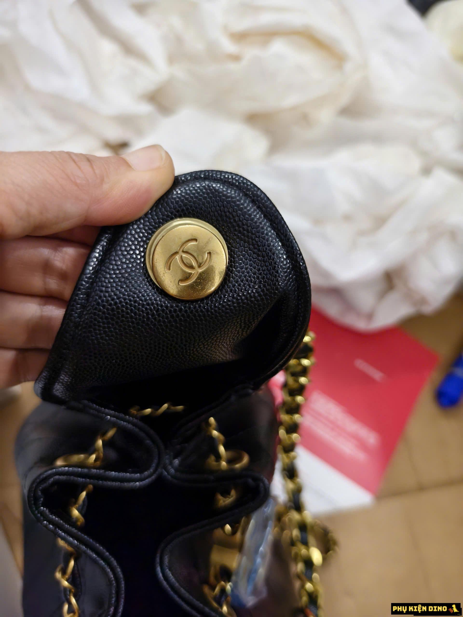 Túi Chanel Small Hobo Bag Black Caviar Antique Gold Hardware 10 Túi Chanel Small Hobo Bag Màu Đen Da Caviar Phụ Kiện Cao Cấp Fullbox