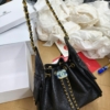Túi Chanel Small Hobo Bag Black Caviar Antique Gold Hardware 11 Túi Chanel Small Hobo Bag Màu Đen Khóa Vàng Antique Da Caviar
