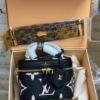 Túi Cốp Louis Vuitton Vanity PM Black Cream Size 16 M45780 8 Túi Cốp Louis Vuitton Vanity PM Black Cream Size 16