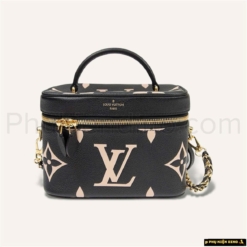 Túi Cốp Louis Vuitton Vanity PM Black Cream Size 16 M45780