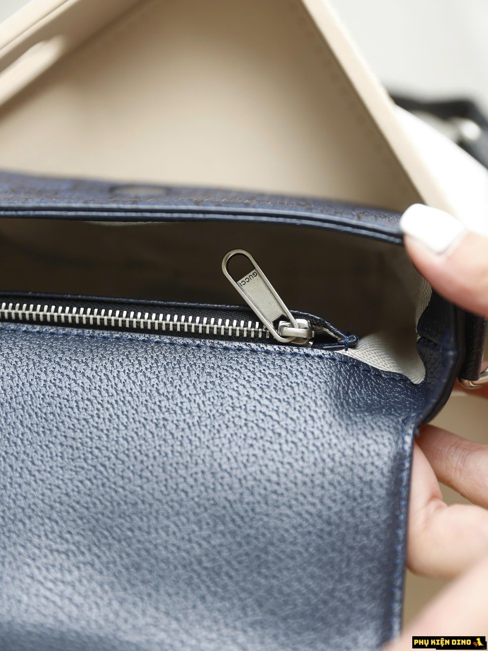 Túi Đeo Chéo Gucci Ophidia Super Mini Shoulder Bag Grey 795466-2ZGMN-1244 9 Túi Đeo Chéo Gucci Cho Nam