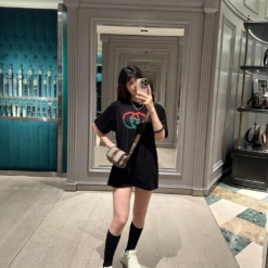 Túi Đeo Chéo Gucci Ophidia Super Mini Shoulder Bag Grey Đen Xám