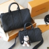 Túi Trống Louis Vuitton LV Keepall Bandouliere Size 25 Size 30 M22765 33 Túi Đeo Chéo Louis Vuitton Keepall 25 30