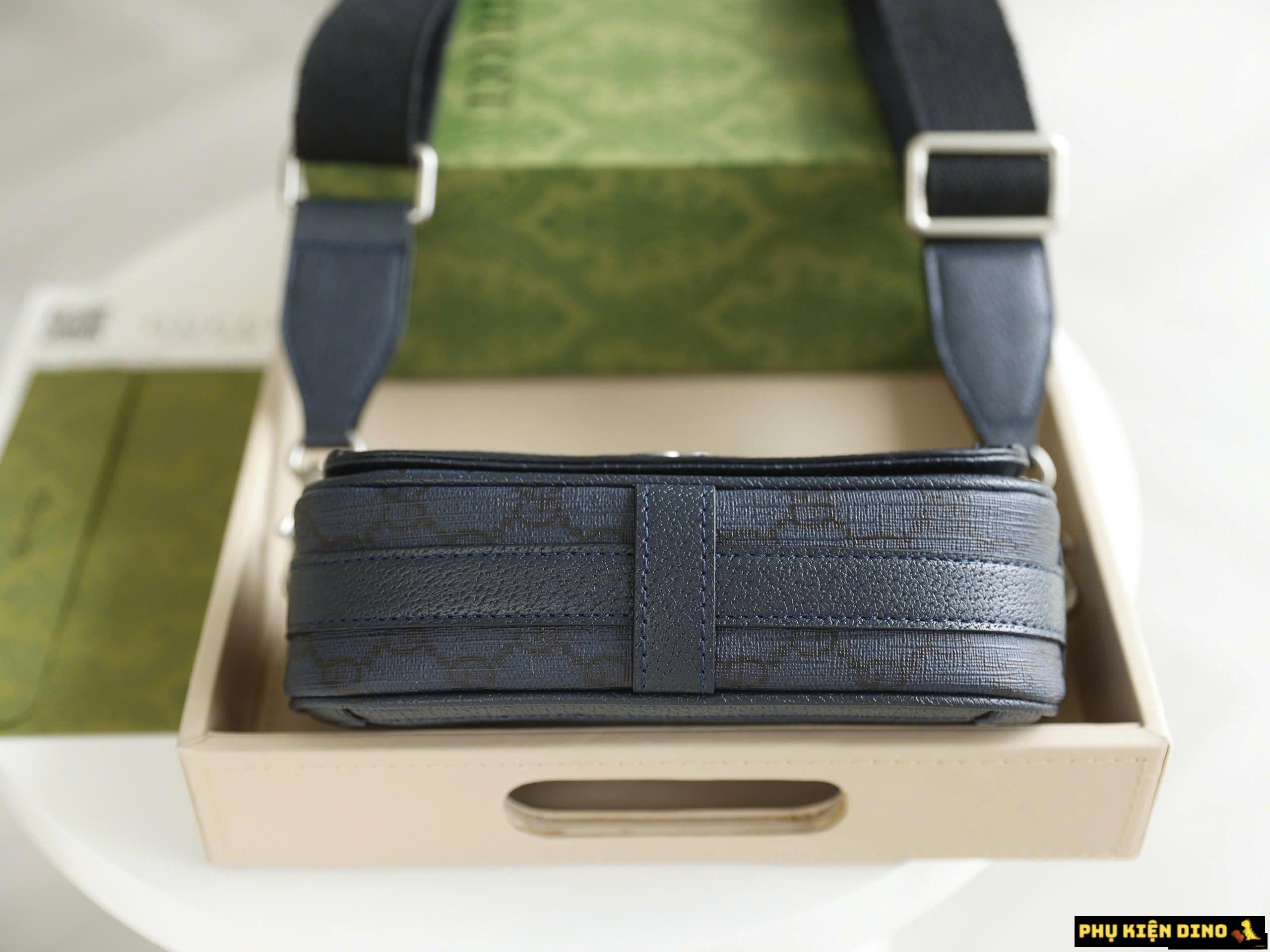 Túi Đeo Chéo Gucci Ophidia Super Mini Shoulder Bag Grey 795466-2ZGMN-1244 7 Túi Đeo Chéo Nam Gucci GG Xanh Navy